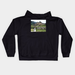 Colorized vintage photo Haitian Sans Souci Kids Hoodie